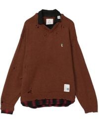 Maison Mihara Yasuhiro - Triple Layered Collar Sweater - Lyst