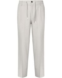 Eleventy - Pantalones con pinzas y cordones - Lyst