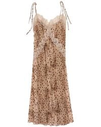 Bimba Y Lola - Polka-Dot Lace Dress - Lyst