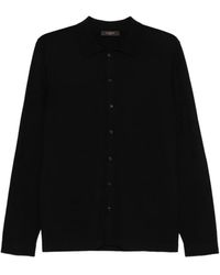 Zanone - Virgin-Wool Button-Front Shirt - Lyst