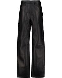 Altuzarra - Pantalon En Cuir À Coupe Droite Mills - Lyst