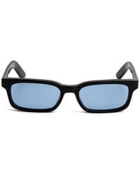 Retrosuperfuture - Gesto Azure Rectangle-Frame Sunglasses - Lyst