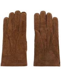 Moschino - Logo-Debossed Gloves - Lyst