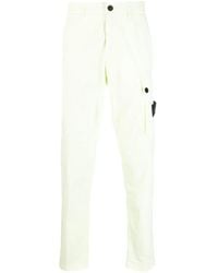 Stone Island - Compass Badge Slim-Fit Trousers - Lyst
