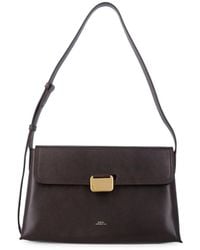 A.P.C. - Simone Leather Shoulder Bag - Lyst