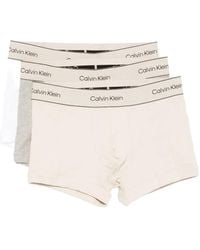 Calvin Klein - Logo-Waistband Boxers (Pack Of Three) - Lyst