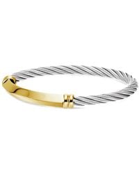 Charriol - Better Half Logo-Engraved Bracelet - Lyst
