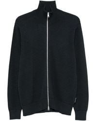 Marc O' Polo - Ribbed-Knit Zip-Up Cardigan - Lyst