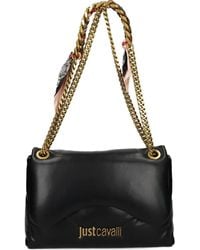 Just Cavalli - Sac Porté Épaule Matelassé À Bride En Chaîne - Lyst