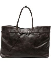 Marge Sherwood - Buckle-Detail Leather Shoulder Bag - Lyst