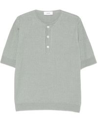 Lardini - Quarter-Button Sweater - Lyst