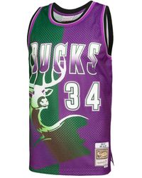Mitchell & Ness - Top sin mangas Swingman Ray Allen NBA Milwaukee Bucks 1996 - Lyst