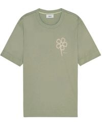 NN07 - Floral-embroidered T-shirt - Lyst
