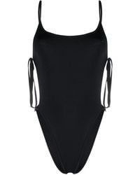 Blumarine - Open Tie-Side Swimsuit - Lyst