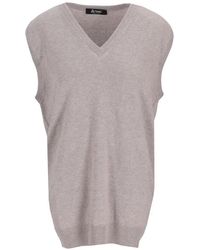 LA ROSE - Pull En Maille À Col V - Lyst