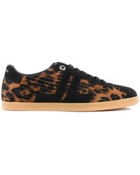 Lanvin - Glenn 2.0 Leopard-Print Sneakers - Lyst