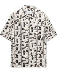 Prada - Neutrals Shirts - Lyst