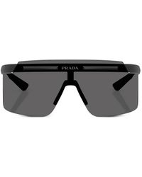 Prada Linea Rossa - Square-Frame Sunglasses - Lyst