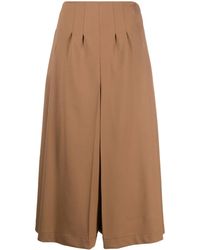 Alberta Ferretti - Knitted Cropped Trousers - Lyst