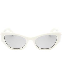 Moschino - Zip-Detail Cat-Eye Sunglasses - Lyst