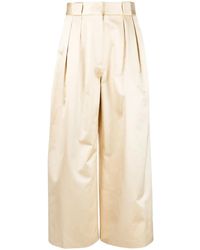 KHAITE - The Rico High-Waist Wide-Leg Trousers - Lyst
