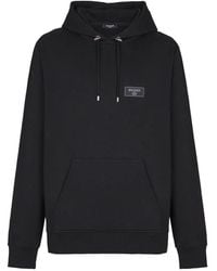 Balmain - Classic Hoodie With Kangaroo Pocket - Lyst