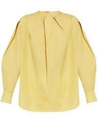 Max Mara - Blusa con botones en la espalda - Lyst