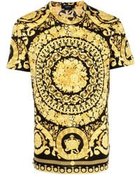 Versace - T-shirt Barocco Sea en coton - Lyst