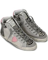 Philippe Model - Sneakers Alte Con Stampa - Lyst