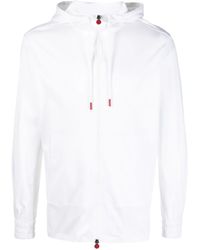 Kiton - Zip-Up Cotton Drawstring Hoodie - Lyst