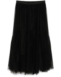 JNBY - A-Line Flounce Hem Waist Skirt - Lyst