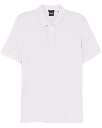 BOSS - Pallas Katoenen Piqué Poloshirt Met Geborduurd Logo - Lyst