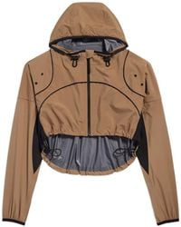 Balenciaga - Cropped Hooded Jacket - Lyst