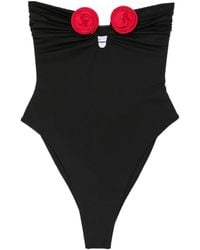 LaRevêche - Alya Floral-Appliqué Swimsuit - Lyst
