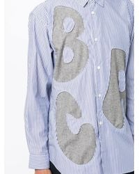 Comme des Garçons - Alphabet Patch-Detail Long-Sleeve Shirt - Lyst