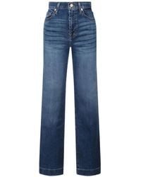 Seven7 - Jean À Effet Délavé À Cinq Poches - Lyst