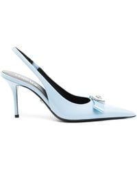 Versace - Zapatos Gianni Ribbon con tacón de 85 mm - Lyst