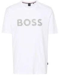 BOSS - Logo-Patch T-Shirt - Lyst