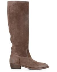 Officine Creative - Sonegal Knee-High Suede Boots - Lyst