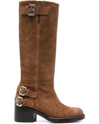 Chloé - Stiefel Mit Schnalle 60Mm - Lyst