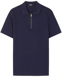 Versace - Polo Con Detalle De Cremallera - Lyst