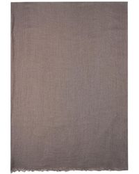 Rick Owens - Frayed-Edge Scarf - Lyst