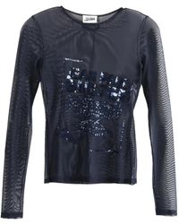 Jean Paul Gaultier - Sequin-embellished Mesh Top - Lyst