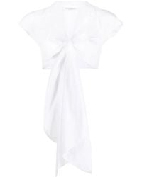 Philosophy Di Lorenzo Serafini - Cropped Blouse - Lyst