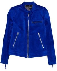 Tom Ford - Suede Zip-Up Jacket - Lyst