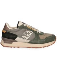 Napapijri - Stab Perforated Panelled Sneakers - Lyst