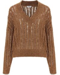 Brunello Cucinelli - Rustic Dazzling Net プルオーバー - Lyst