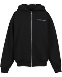 Alter Ego - Logo-Print Zip-Up Hoodie - Lyst