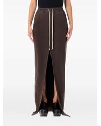 Rick Owens - Drkshdw Slit Skirt - Lyst
