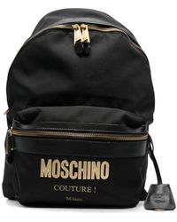 Moschino - Logo-Plaque Backpack - Lyst